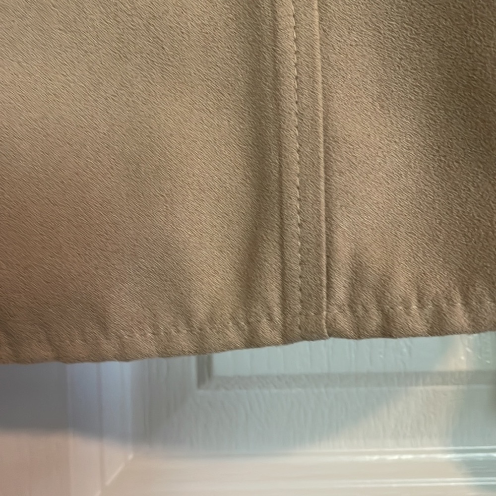 SONOMA Faux Suede Button Down Blouse, Women’s L, Tan - Picture 4 of 7